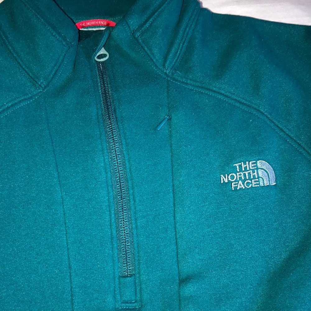 The North Face Teal Quarter-Zip Fleece